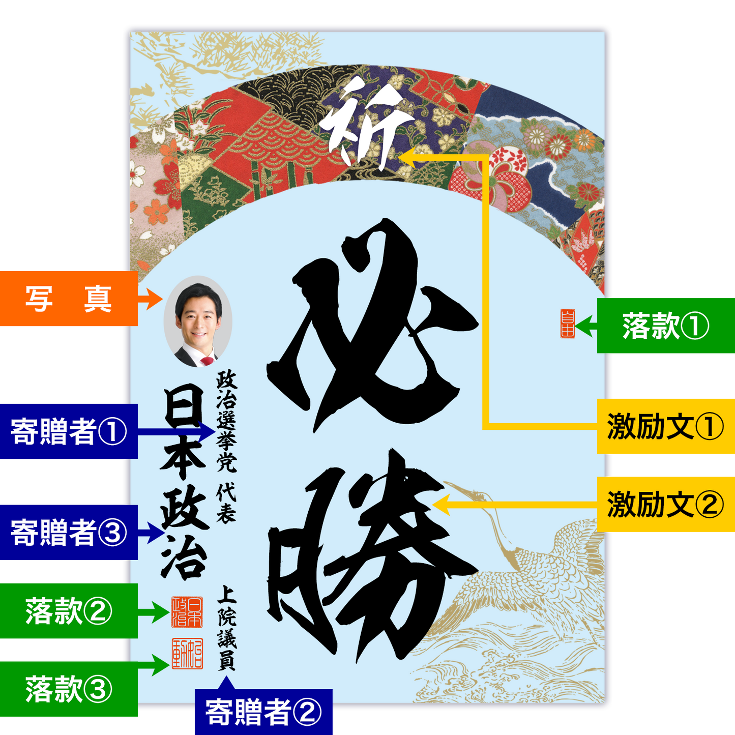為書き【大量版：宛名無】デザインK ／100枚単位