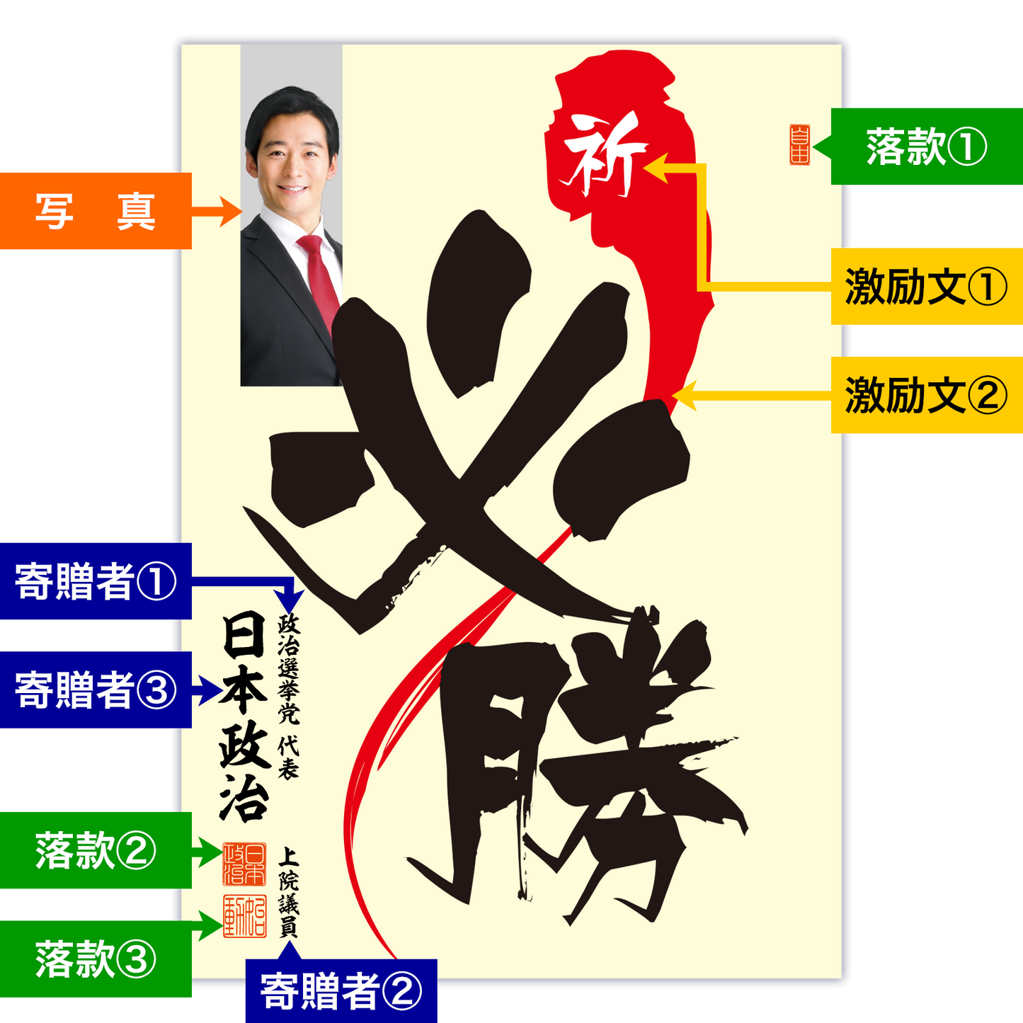 為書き【大量版：宛名無】デザインL ／100枚単位