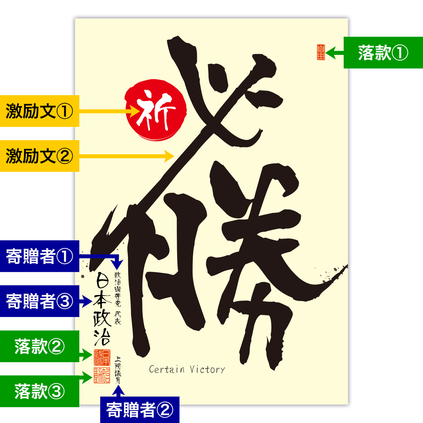 為書き【大量版：宛名無】デザインN ／100枚単位