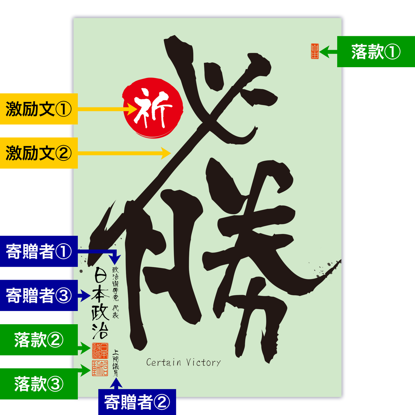 為書き【大量版：宛名無】デザインN ／100枚単位