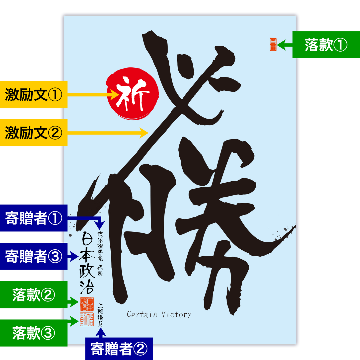 為書き【大量版：宛名無】デザインN ／100枚単位