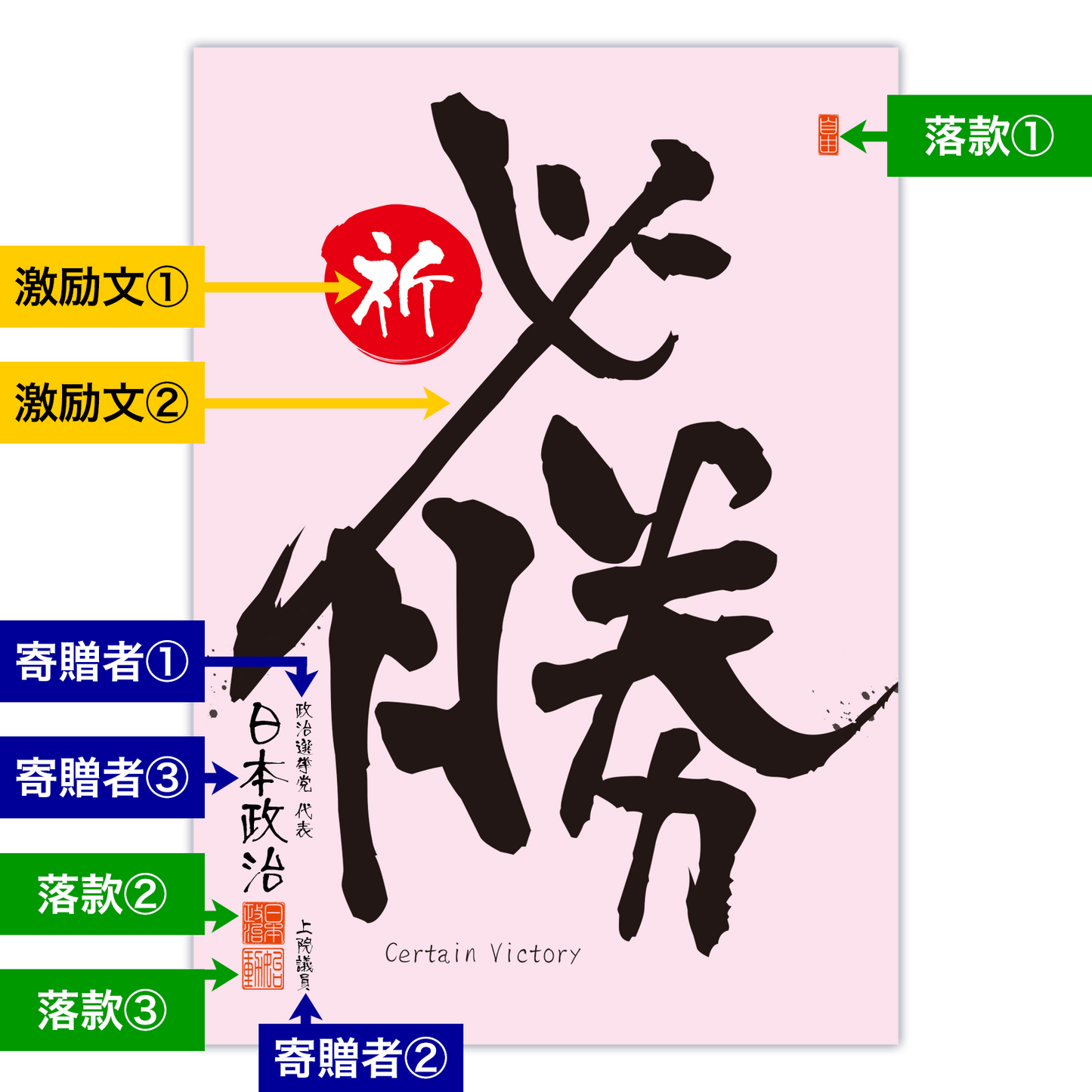 為書き【大量版：宛名無】デザインN ／100枚単位