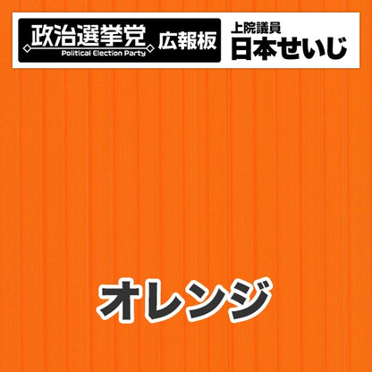 プラダン広報板型：【シールつき】デザインB（政党名･広報板＋肩書･氏名）