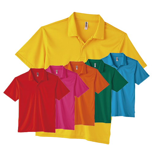 4.4オンス ドライポロシャツ（印刷なし）