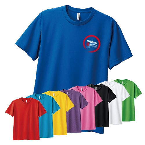 4.4オンス ドライTシャツ（２色プリント）