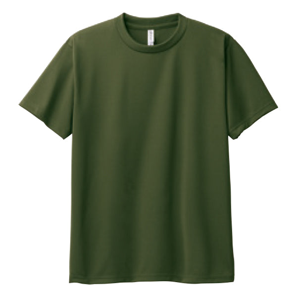 4.4オンス ドライTシャツ（単色プリント）